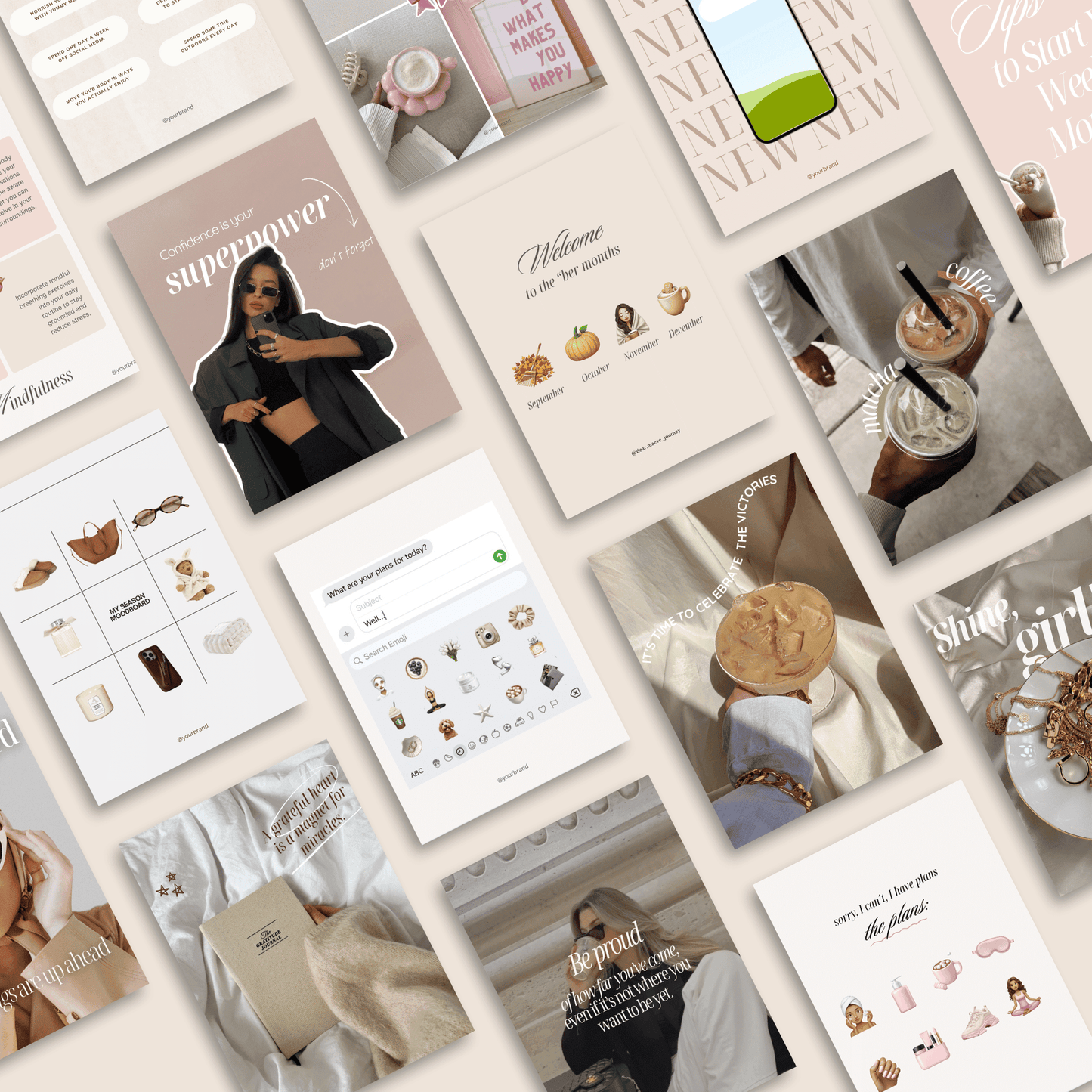 Instagram Post Templates + Bonus 🎀