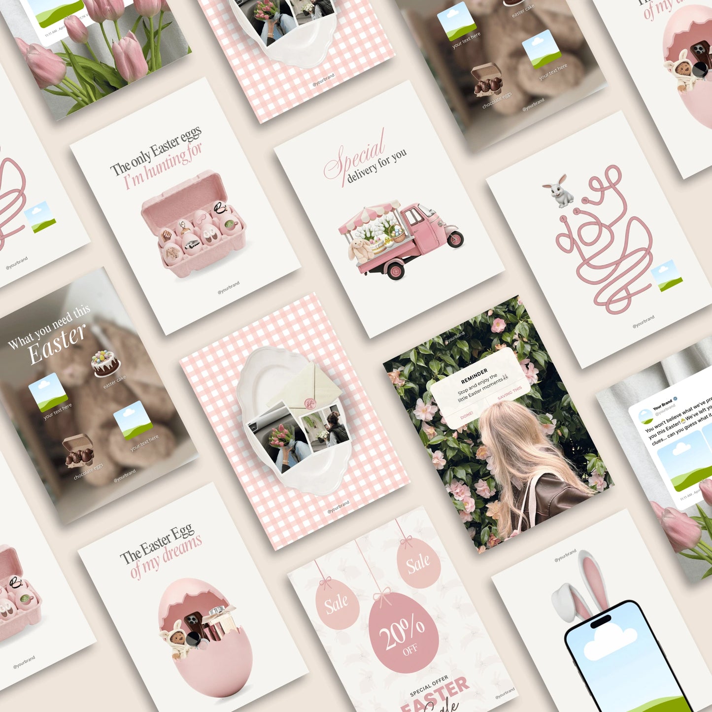 Easter Instagram Canva Templates