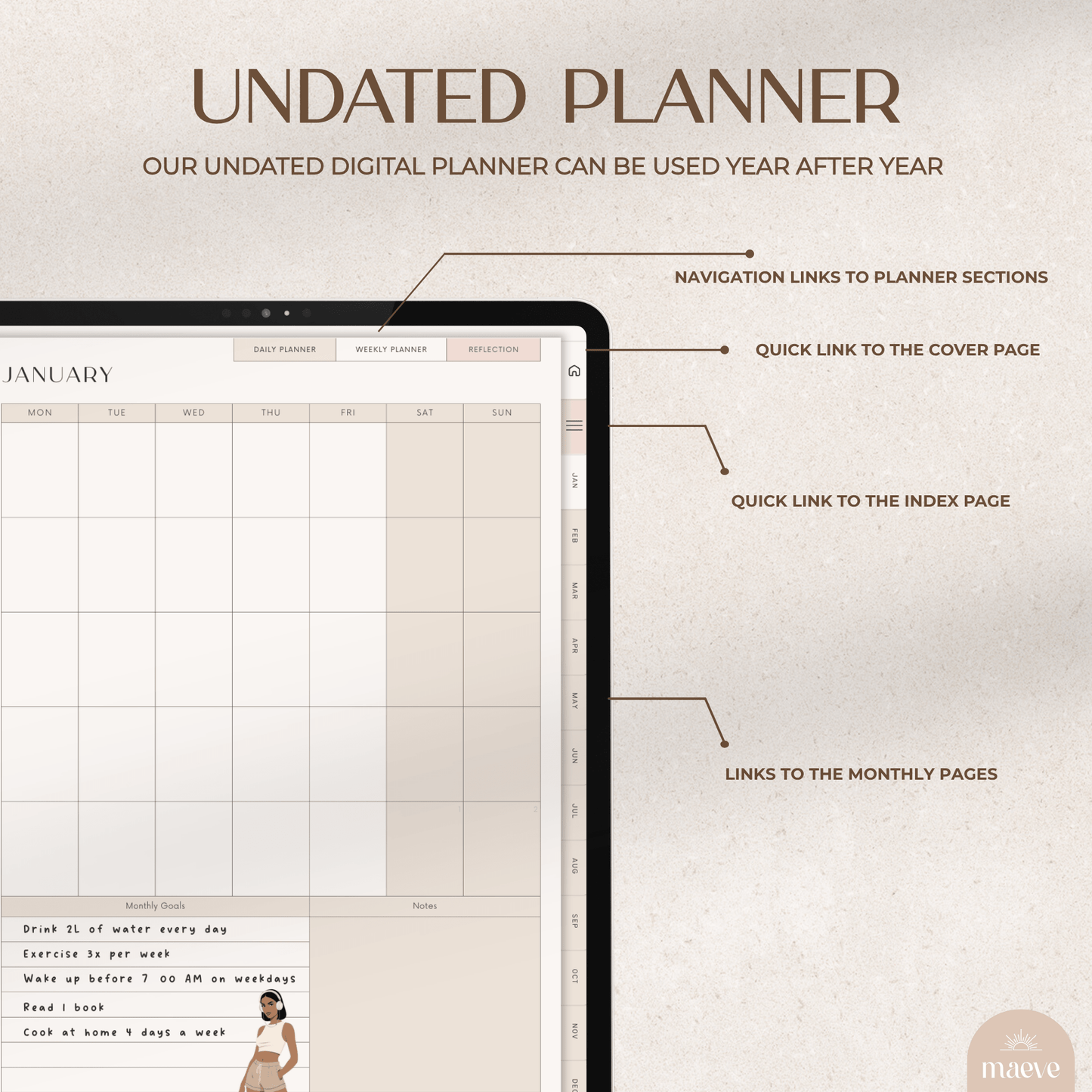 Undated Digital Planner