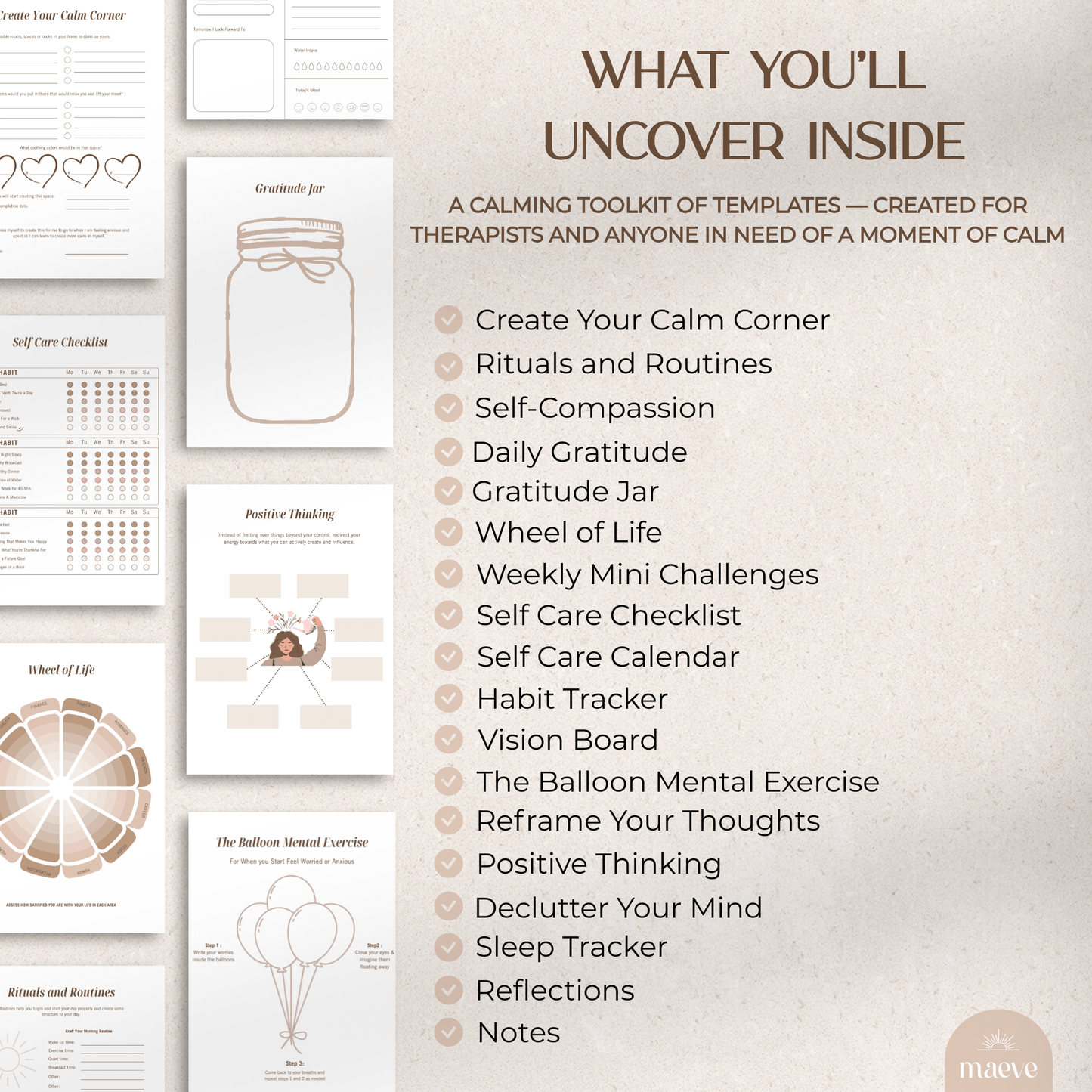 Calming Your Mind Journal