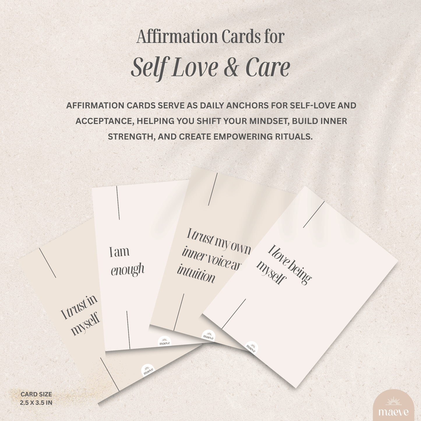 50 Affirmation Cards