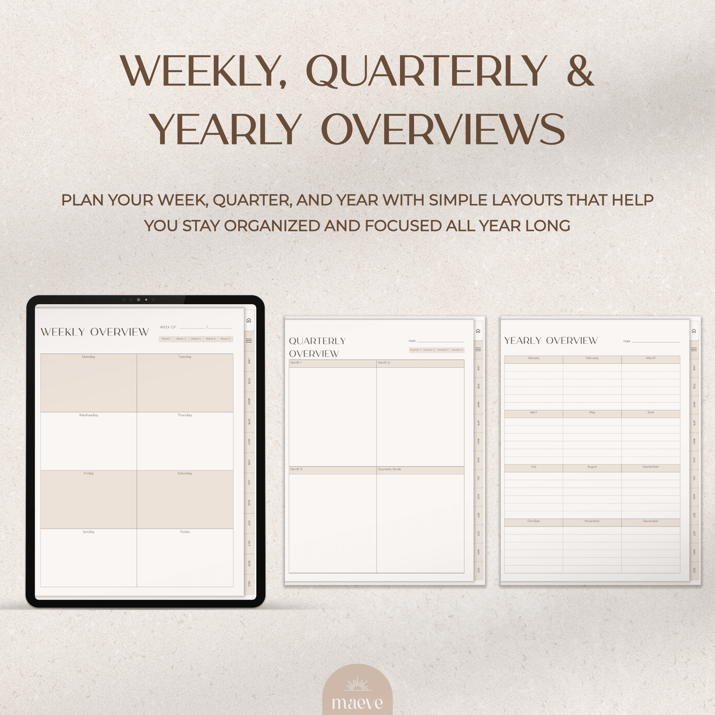Undated Digital Planner