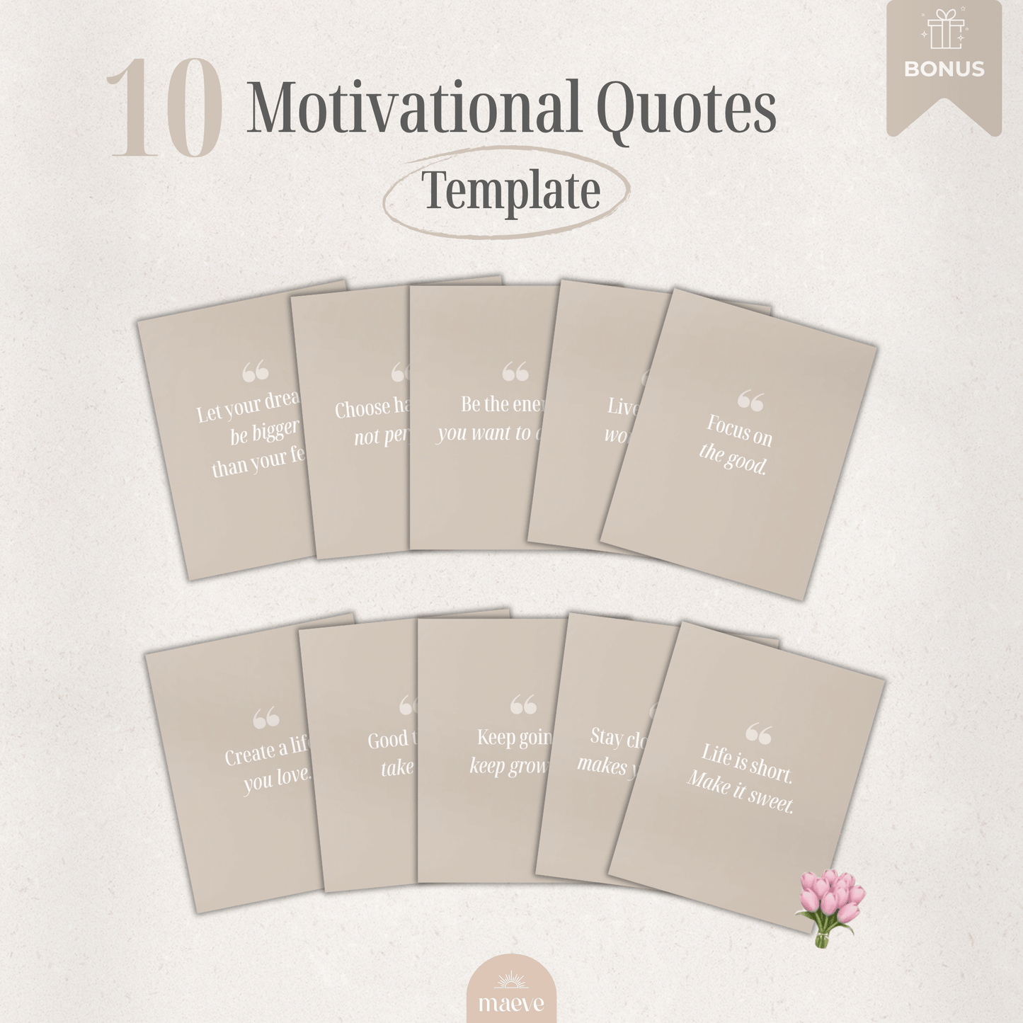 Self-Care Instagram Post Templates + 2 Bonus 🎀