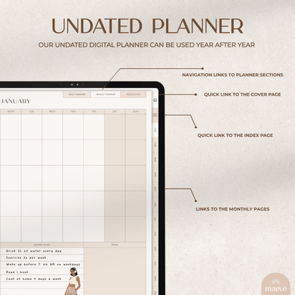 Undated Digital Planner