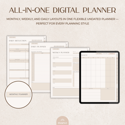 Undated Digital Planner