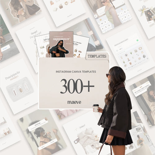 300+ Instagram Canva Templates + Bonuses