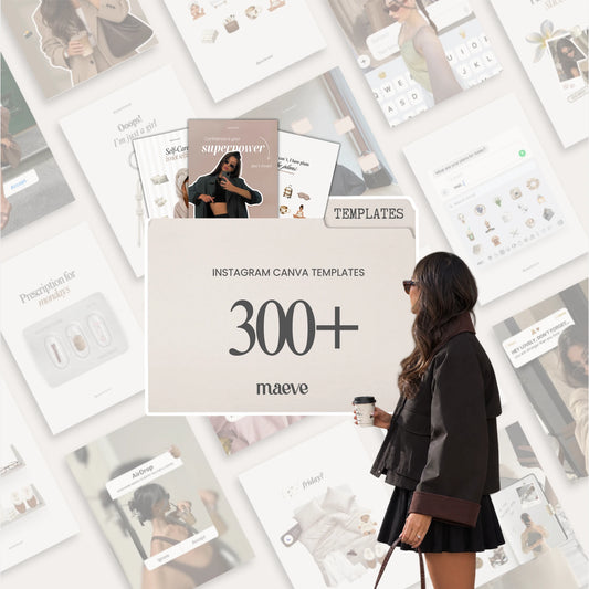 300+ Instagram Canva Templates + Bonuses