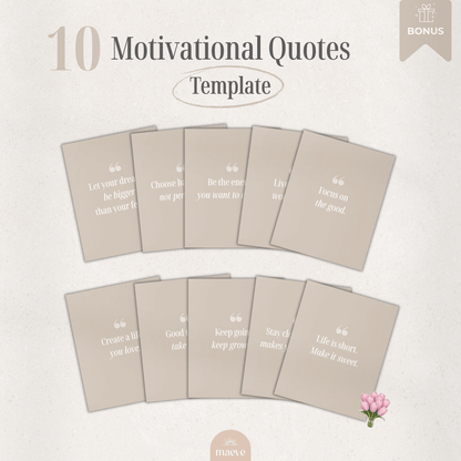 Self-Care Instagram Post Templates + 2 Bonus 🎀