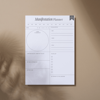 Printable Manifestation Planner