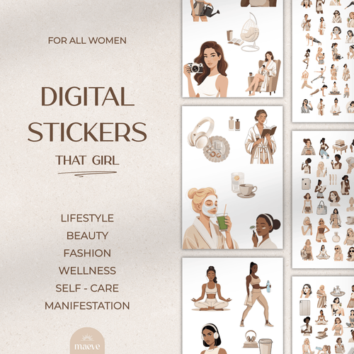 That Girl Digital Stickers