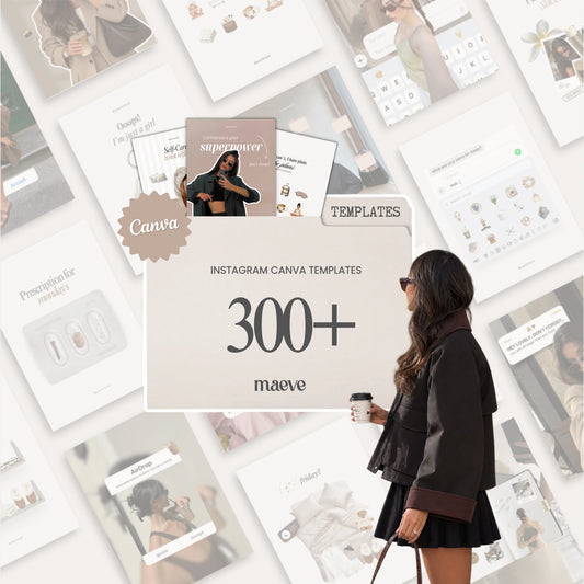 300+ Instagram Canva Templates + Bonuses