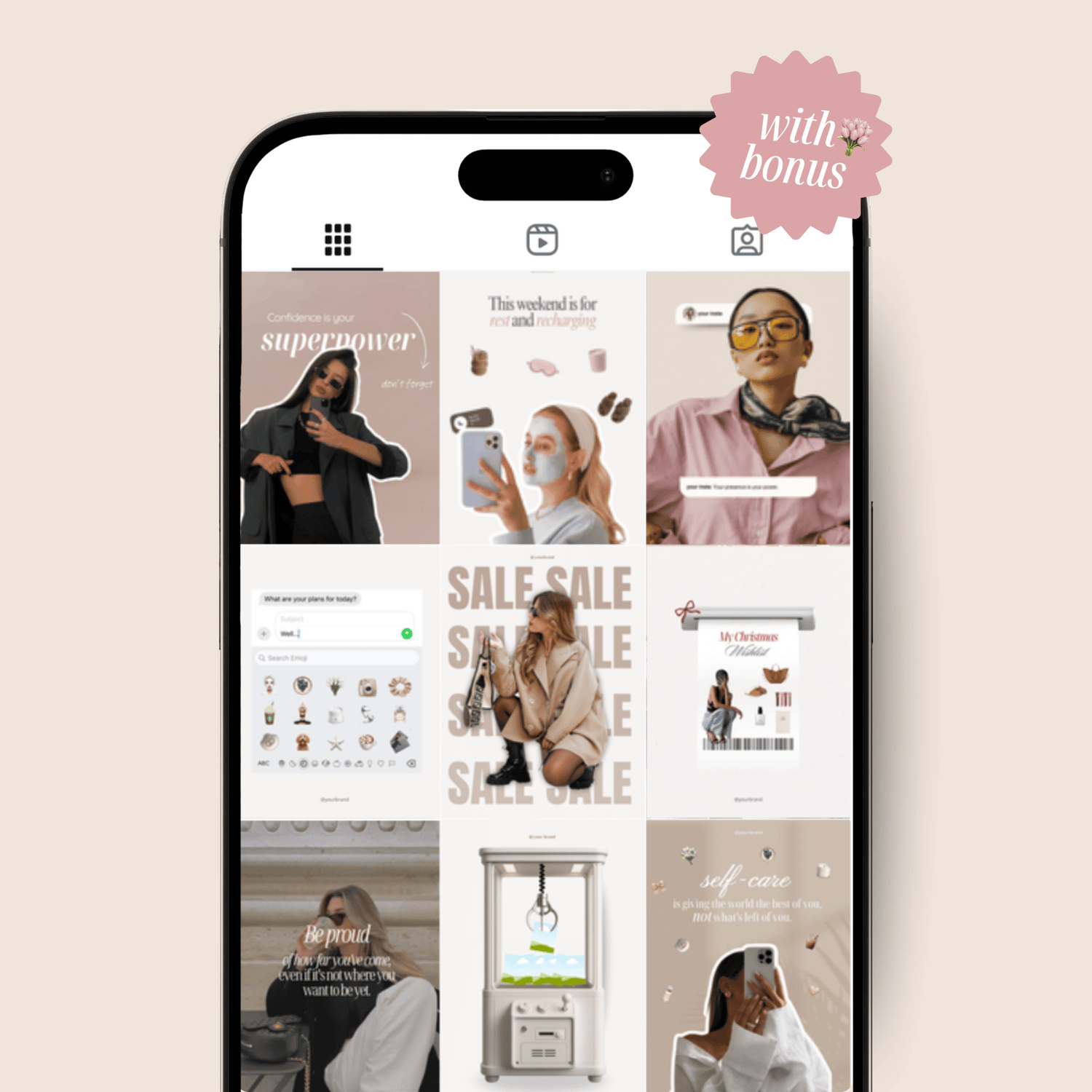 Instagram Post Templates + Bonus