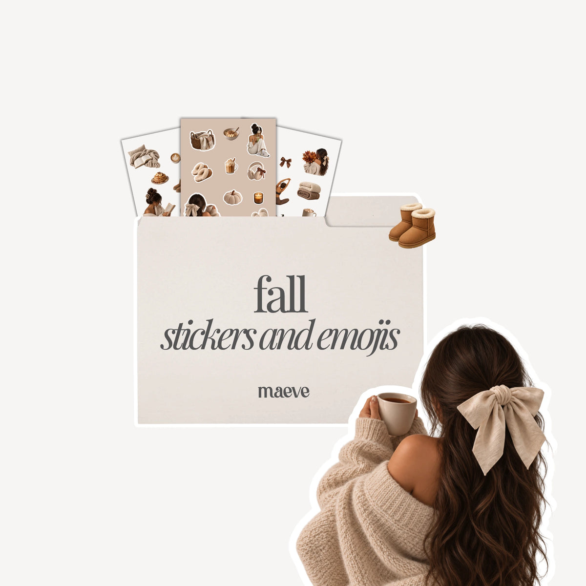 Fall Aesthetic Stickers and Emojis