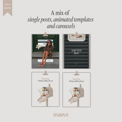 300+ Instagram Canva Templates + Bonuses