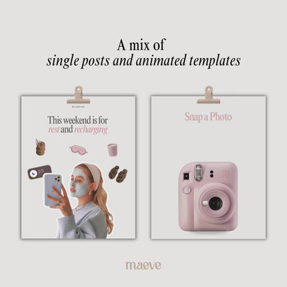 100 Instagram Canva Templates + Bonus