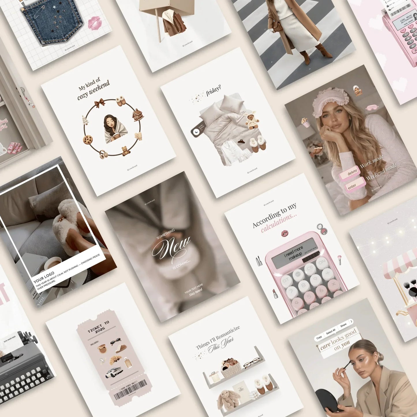 Last Month's Templates - Maeve Socials 